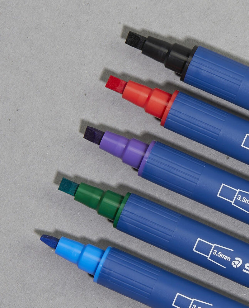 STAEDTLER Filzstifte STAEDTLER Kalligraphie Marker 2.0 + 3.5 mm Mehrfarbig