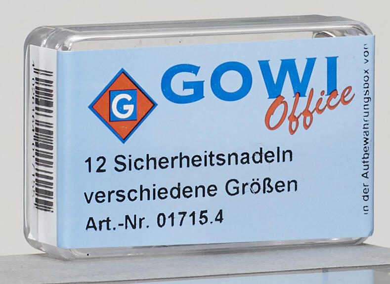 Gowi Sicherheitsnadeln silber