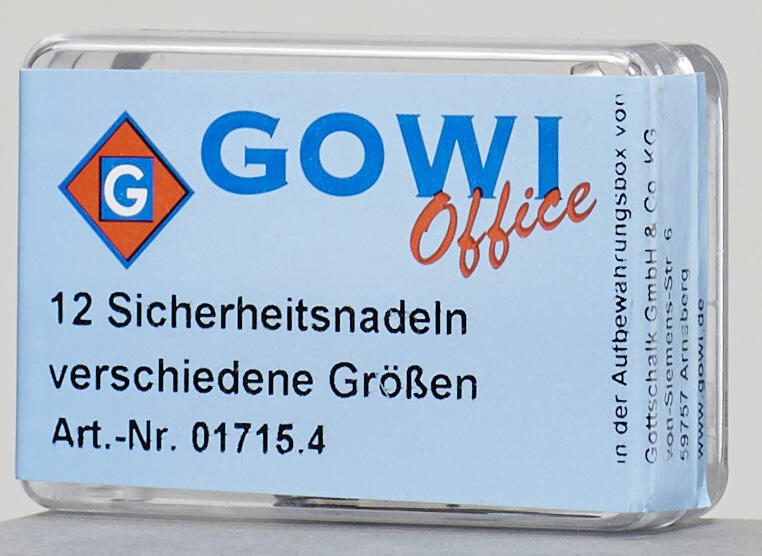 Gowi Sicherheitsnadeln silber