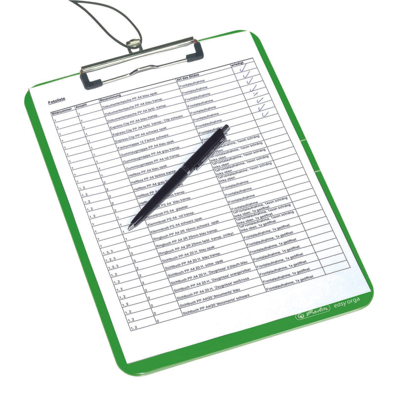 herlitz Klemmbrett DIN A4 apfel