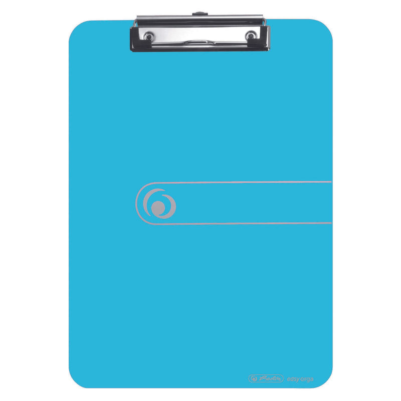 herlitz Klemmbrett DIN A4 transparent blau