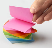 folia Notizzettel geleimt 5.5 cm x 5.5 cm farbsortiert