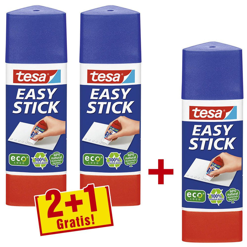 tesa EASY STICK ecoLOGO Klebestifte 25,0 g + GRATIS 1 St.