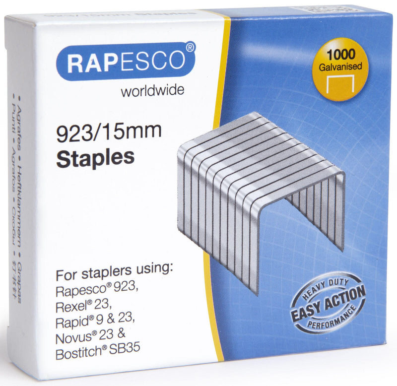 RAPESCO® Heftklammern 12.5 mm 23/15