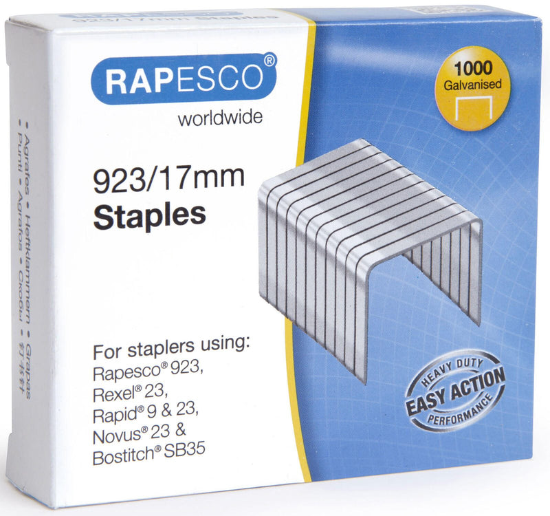 RAPESCO® Heftklammern 12.5 mm 23/17