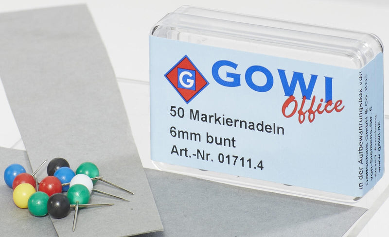 Gowi Pinnnadeln farbsortiert