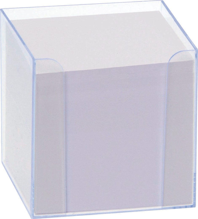 folia Zettelbox transparent blau inkl. 800 Notizzettel