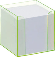 folia Zettelbox transparent grün inkl. 800 Notizzettel