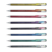 Pentel Dual Metallic Gelschreiber 0.5 mm, Schreibfarbe: Silber