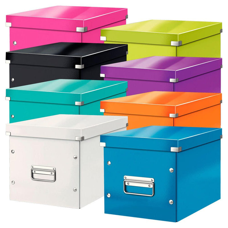 LEITZ Aufbewahrungsbox Click&Store 10,0 l - 26,0 x 26,0 x 24,0 cm weiß