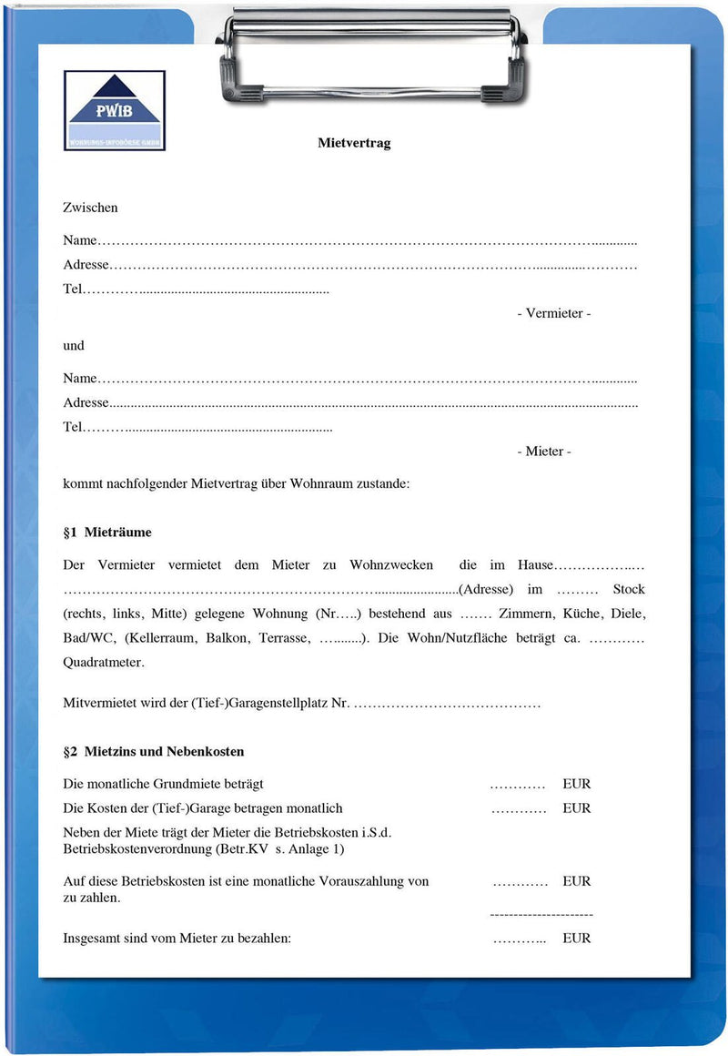 LEITZ Klemmbrettmappe DIN A4 blau