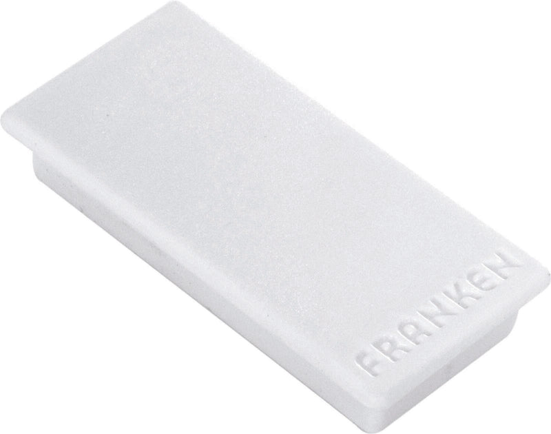 FRANKEN Magnet 2,3 x 5,0 weiß