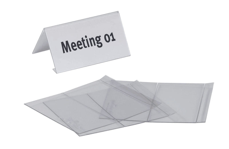 DURABLE Tischaufsteller Tischnamensschild 10,0 x 4,0 x 5,2 cm