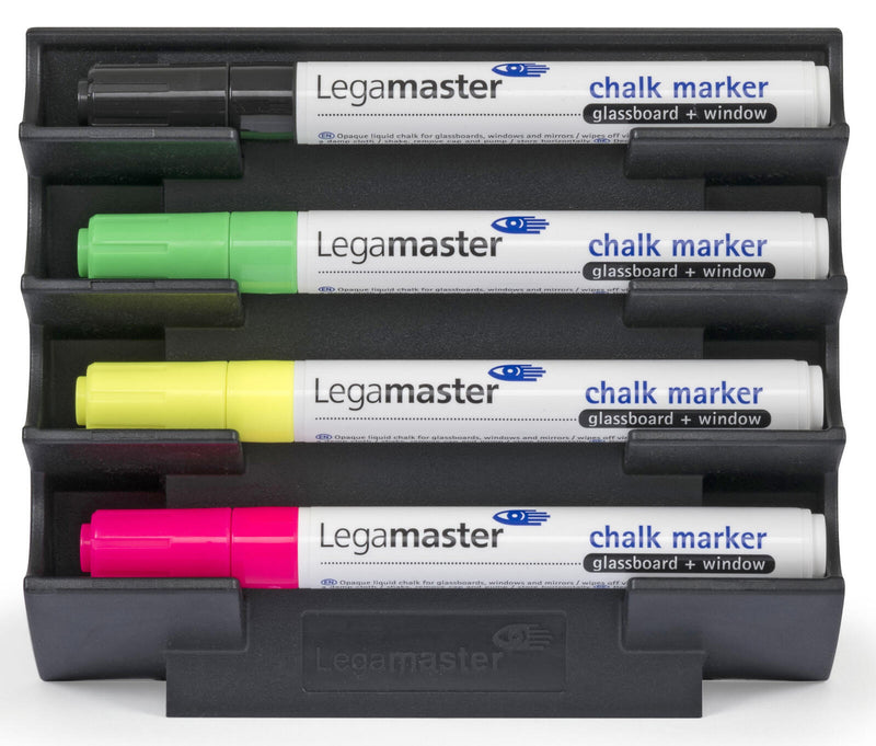 Legamaster magnetischer Stiftehalter 12,0 x 4,0 x 15,5 cm schwarz