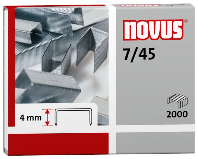novus Heftklammern 7.2 mm 7/45