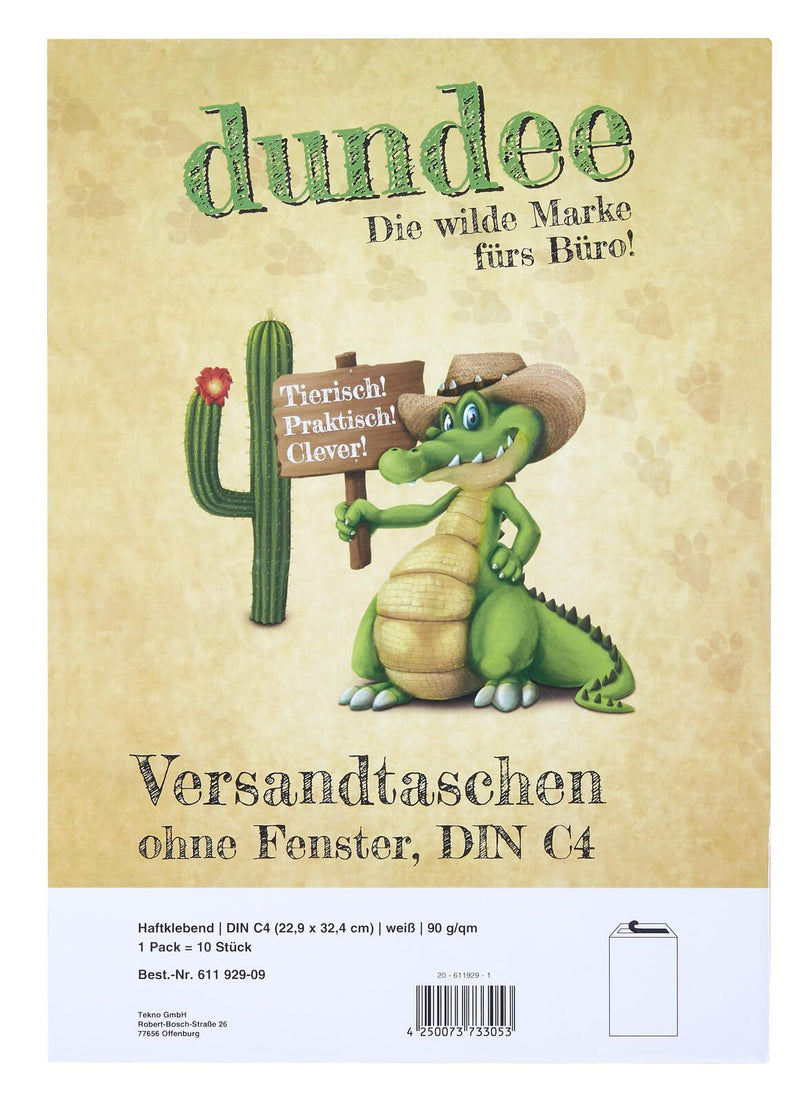 dundee Versandtaschen DIN C4 weiß