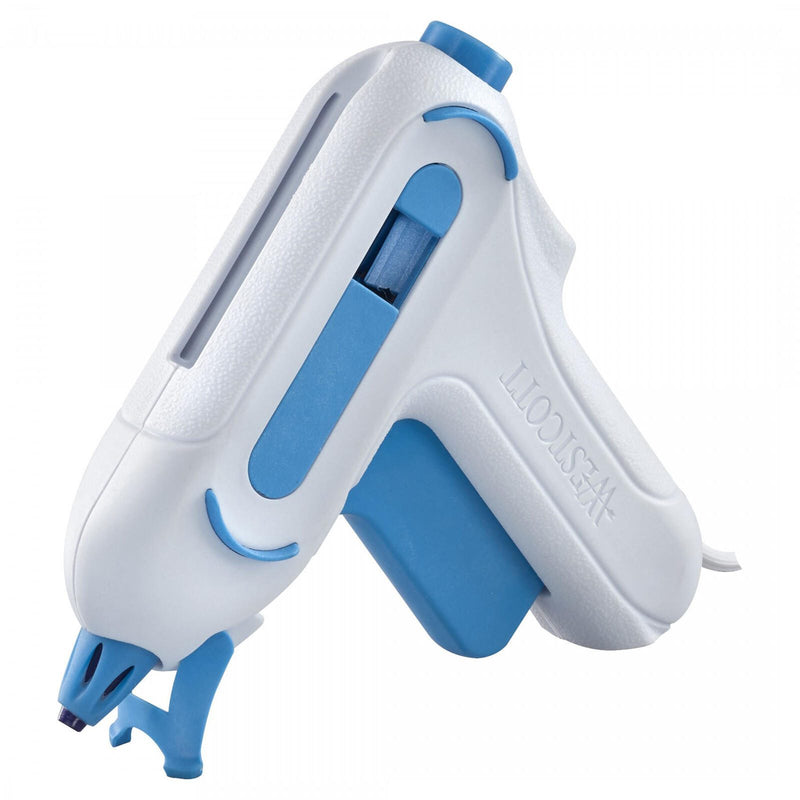 WESTCOTT mini Heißklebepistole weiß/blau