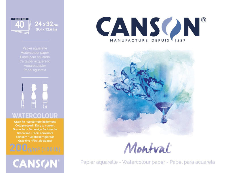 canson Aquarellblock 100 Blatt