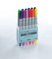 COPIC® Ciao 12er Set Layoutmarker-Set 1.0 + 6.0 mm Mehrfarbig