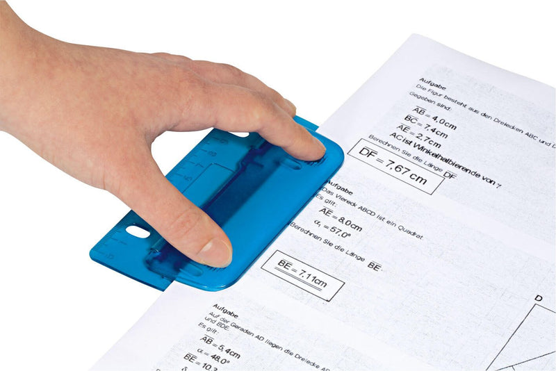 WEDO Taschenlocher eisblau