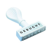 WEDO Textstempel 'GEBUCHT'