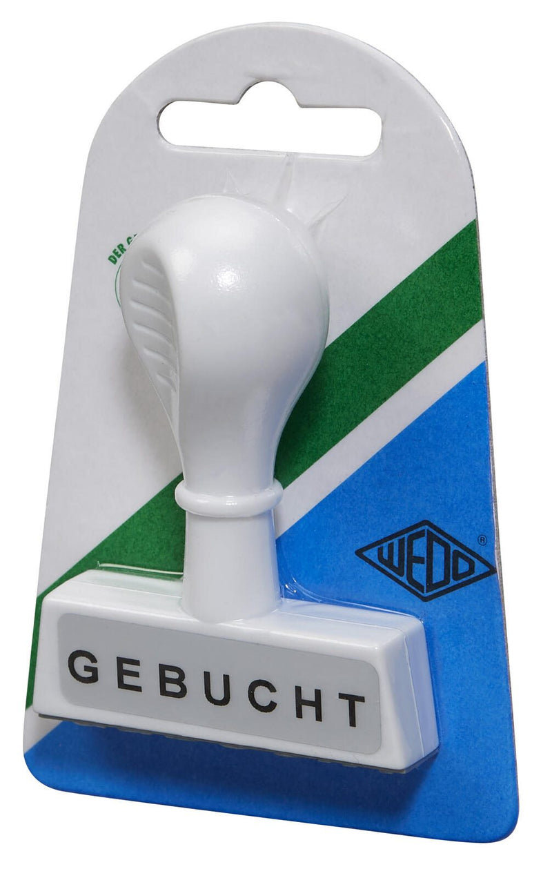 WEDO Textstempel 'GEBUCHT'