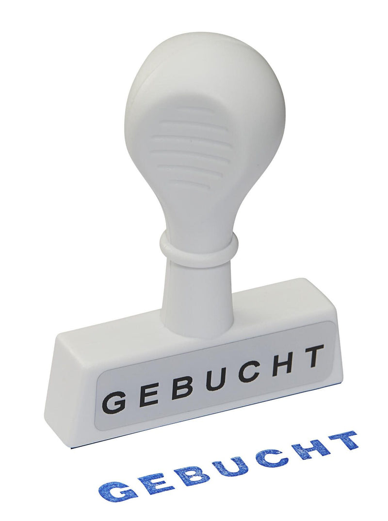 WEDO Textstempel 'GEBUCHT'