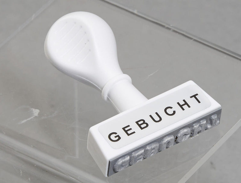 WEDO Textstempel 'GEBUCHT'