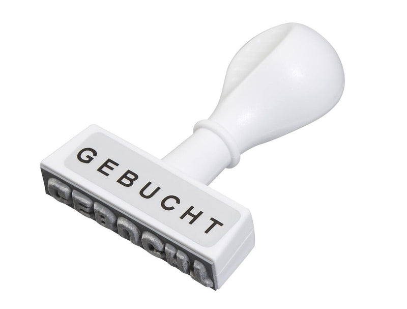 WEDO Textstempel 'GEBUCHT'