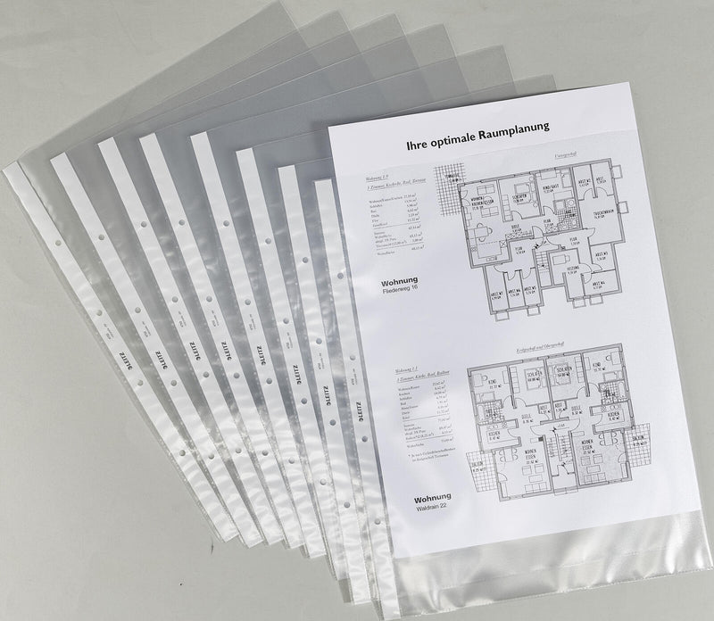 LEITZ Prospekthüllen A3 0.13 mm transparent