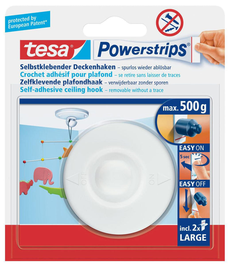 tesa Klebehaken 30 mm x 30 mm weiß