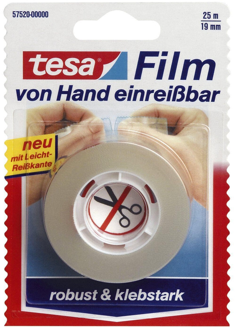 tesa Klebefilm 19 mm x 25 m transparent