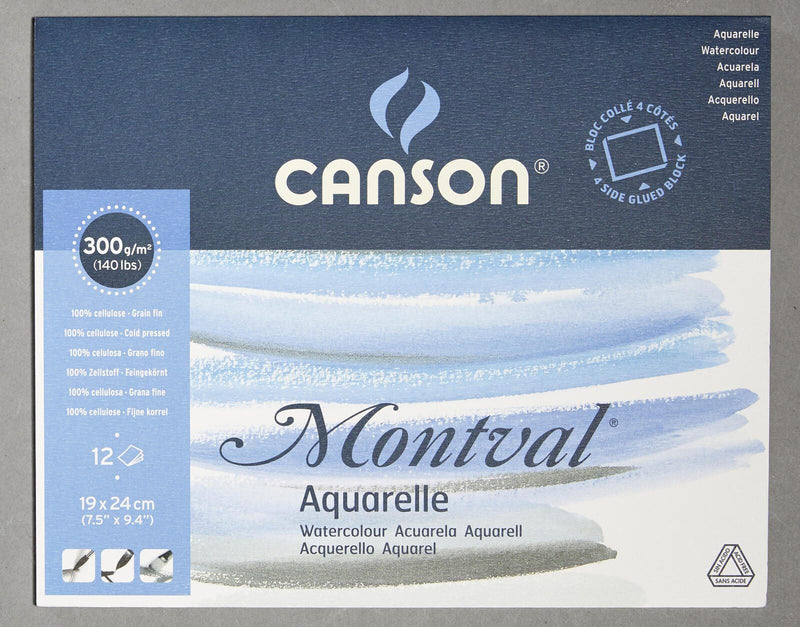 canson Aquarellblock 12 Blatt