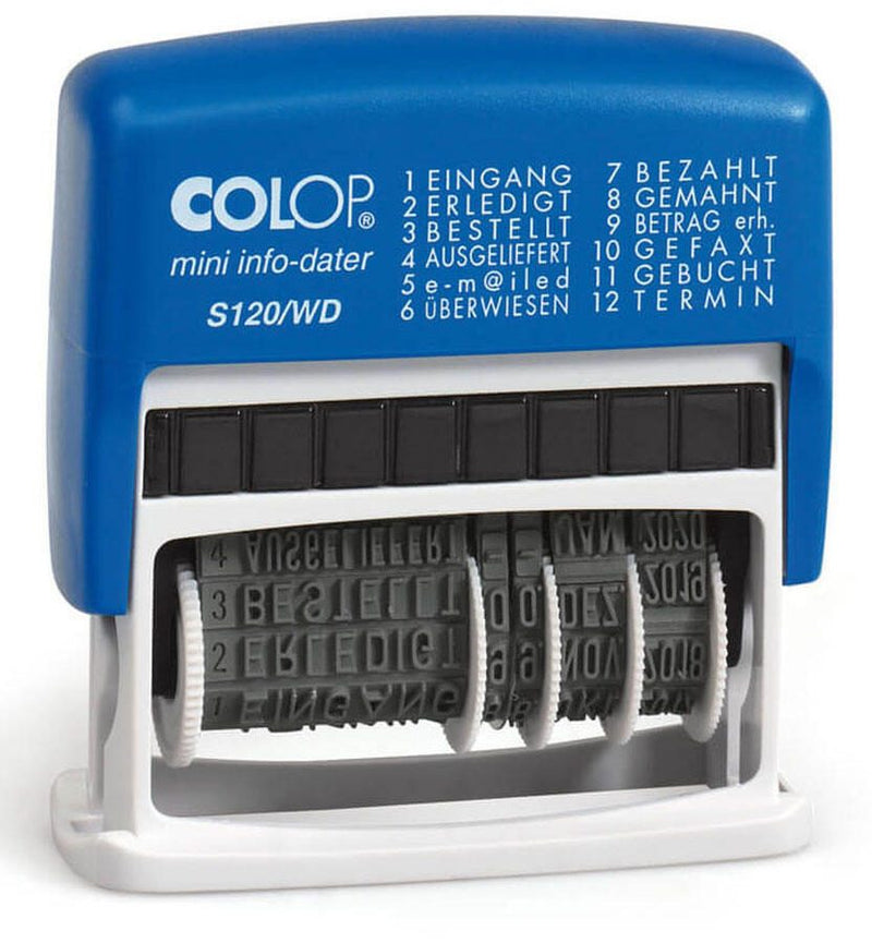 COLOP Datumstempel mit Text S120/WD