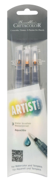 Brevillier's CRETACOLOR Pinsel-Set 3-teilig