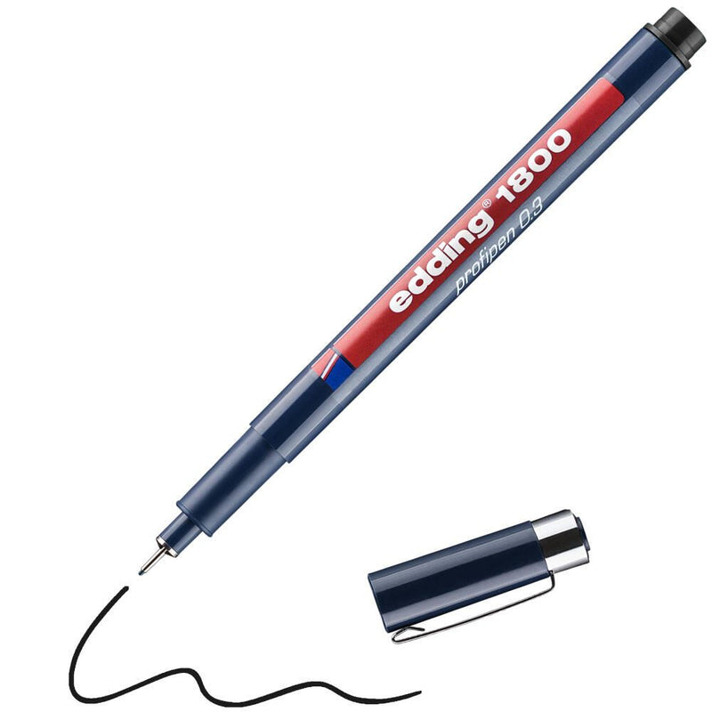edding 1800 Fineliner 0.35 mm Schwarz