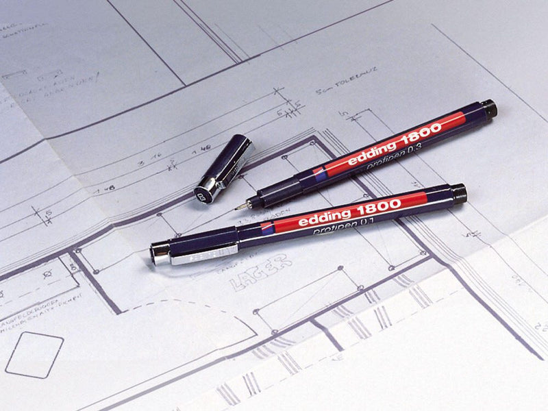 edding 1800 Fineliner 0.35 mm Schwarz
