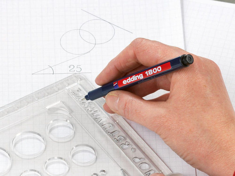 edding 1800 Fineliner 0.35 mm Schwarz
