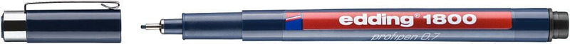 edding 1800 Fineliner 0.7 mm Schwarz