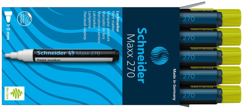 Schneider Maxx 270 Lackmarker 1.0 - 3.0 mm Gelb