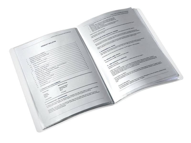 LEITZ Sichtbuch DIN A4 weiß-metallic