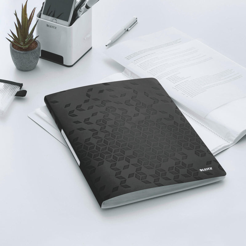 LEITZ Sichtbuch DIN A4 schwarz-metallic