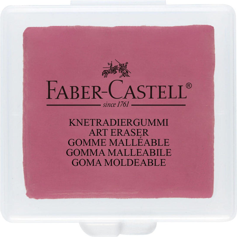 FABER-CASTELL Knetgummi gelb, rot oder blau