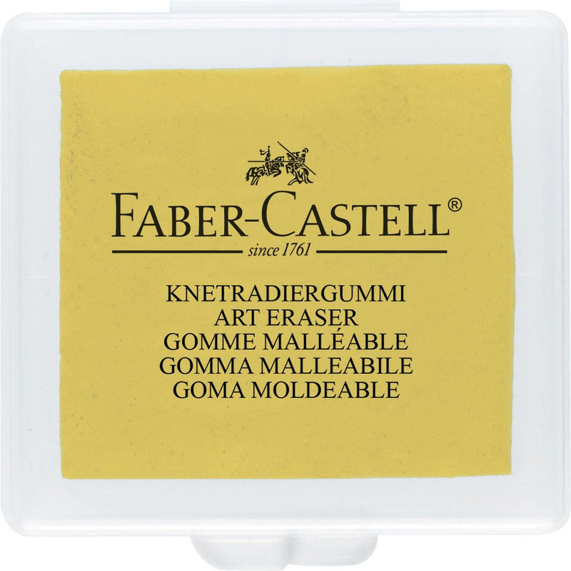 FABER-CASTELL Knetgummi gelb, rot oder blau