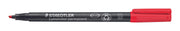 STAEDTLER Lumocolor Folienstift 1.0 - 2.5 mm Rot
