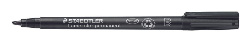 STAEDTLER Lumocolor Folienstift 1.0 - 2.5 mm Schwarz