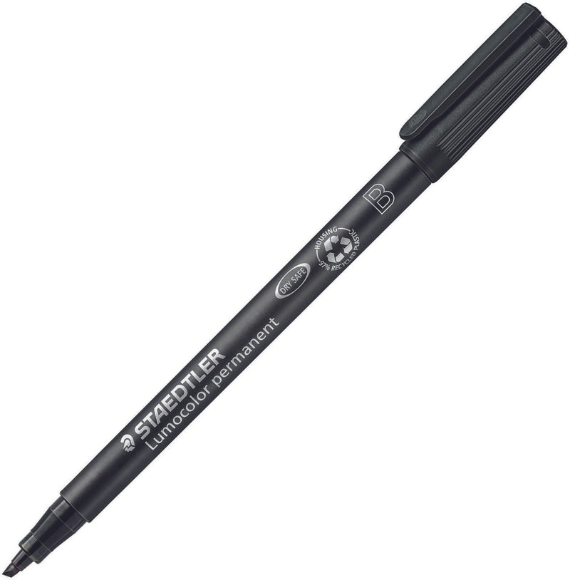 STAEDTLER Lumocolor Folienstift 1.0 - 2.5 mm Schwarz