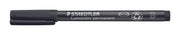 STAEDTLER Lumocolor Folienstift 1.0 - 2.5 mm Schwarz