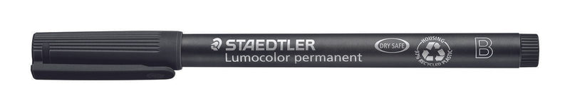 STAEDTLER Lumocolor Folienstift 1.0 - 2.5 mm Schwarz