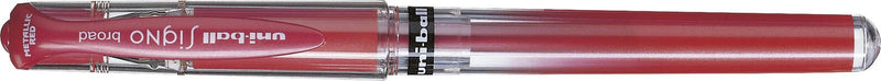 uni-ball Signo-metal Gelschreiber 0.6 mm, Schreibfarbe: Rot